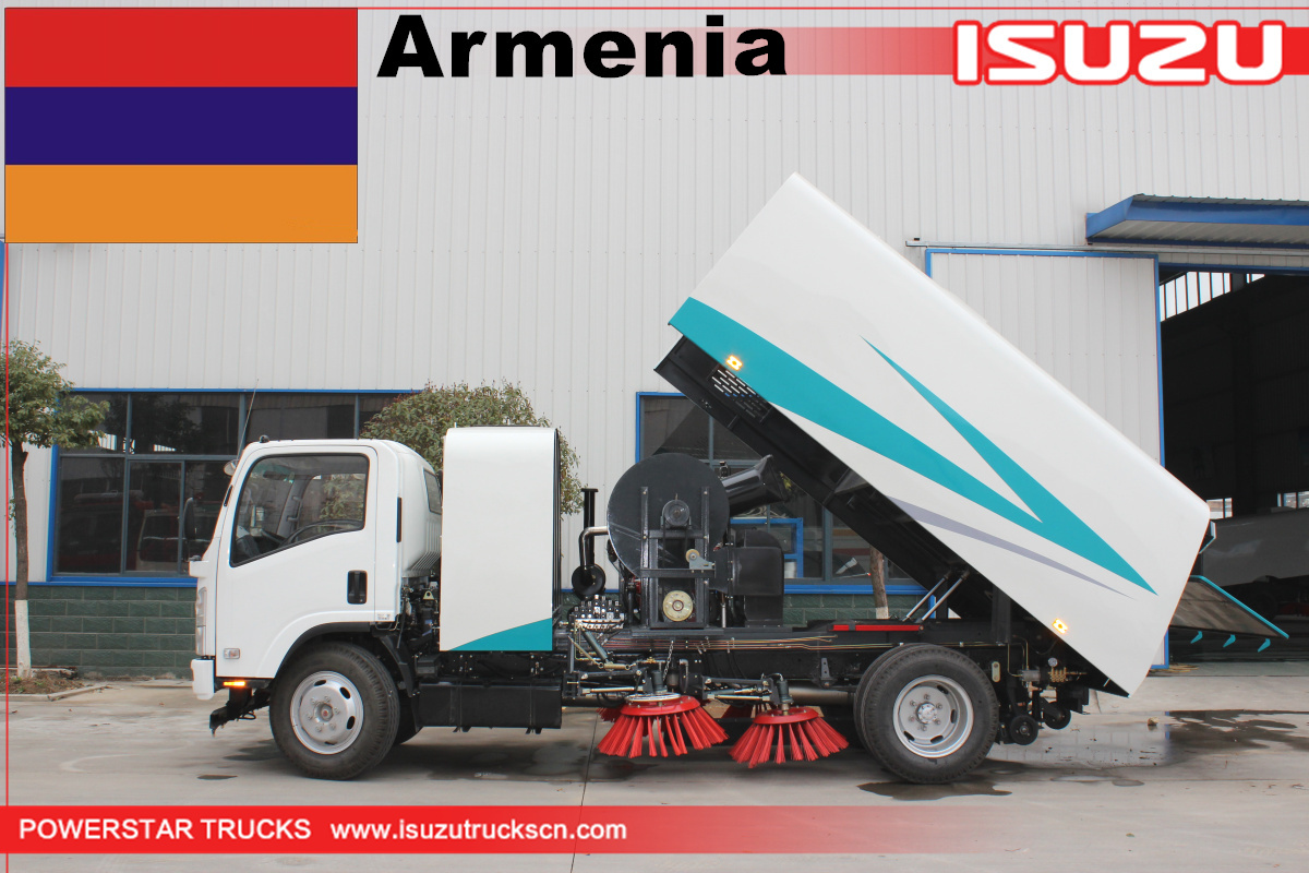 
     Armenien - 1 Einheit Besen Straßenkehrmaschine Isuzu
    