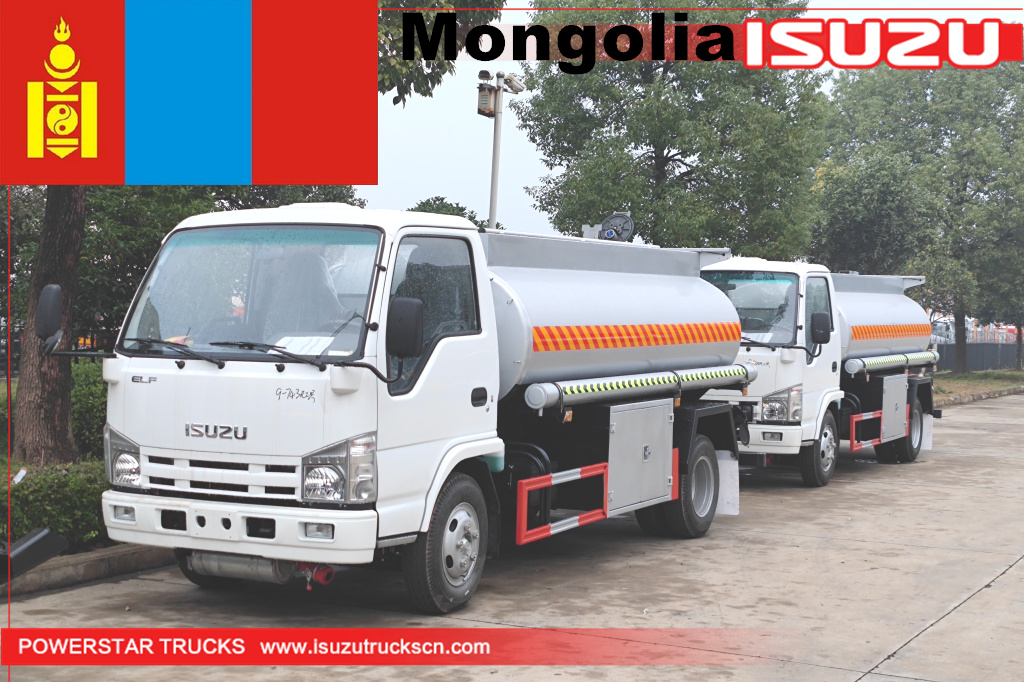 
     Mongolei - 2 Einheiten ISUZU-Öltankwagen
    