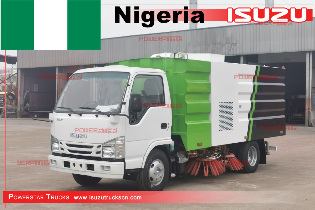 
     Nigeria - Isuzu ELF Straßenkehrfahrzeug
    