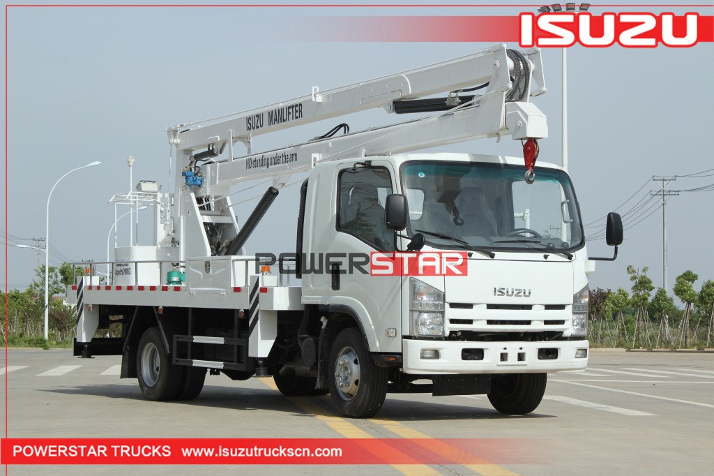 
     Philippinen ISUZU ELF 700P Fahrzeugmontierte Hubarbeitsbühne Hubarbeitsbühne LKW
    