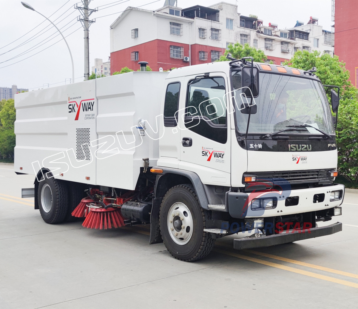 
     Philippinen Isuzu FVR 6HK1-TCL Straßenkehrmaschine
    