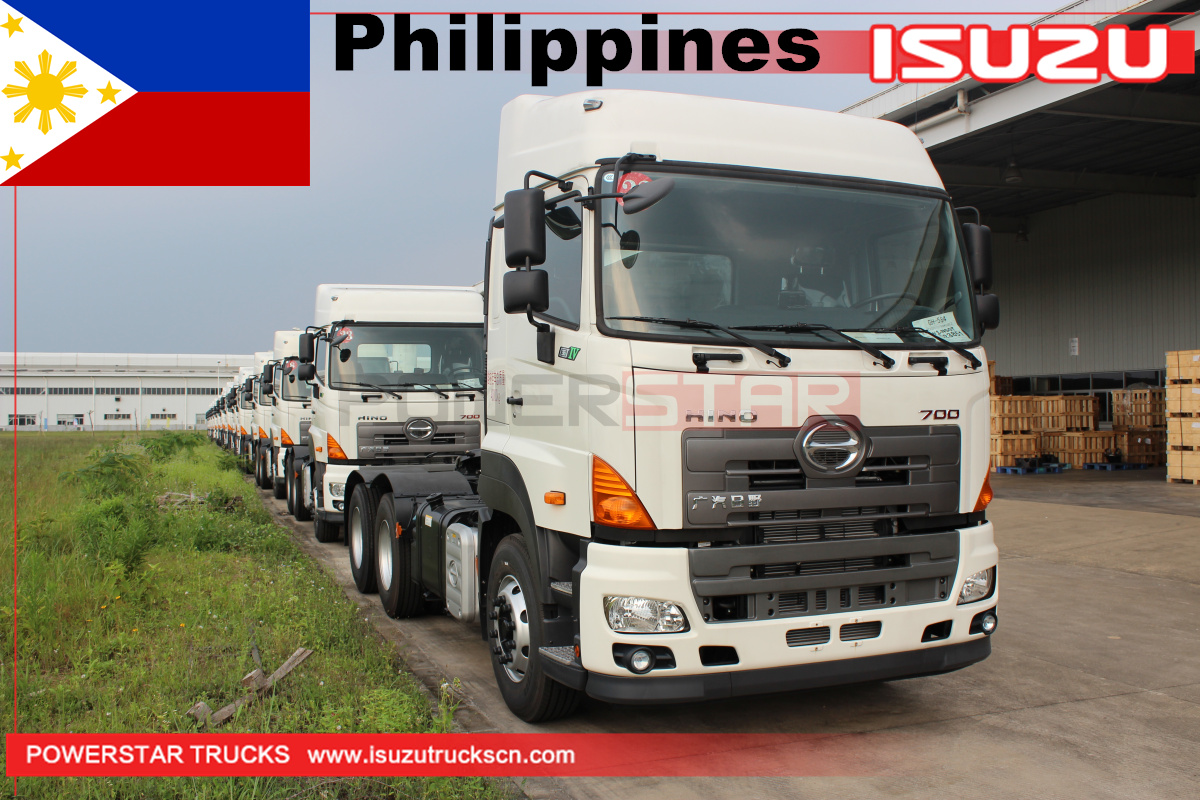 
     Philippinen - 22 Einheiten des 10-rädrigen Sattelzugmaschinentyps GAC Hino700
    