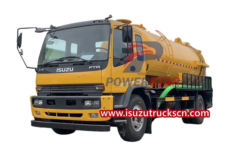 
     Japanischer Isuzu NPR 5.000-l-Saugwagen mit 4HK1-Motor mit 190 PS
    