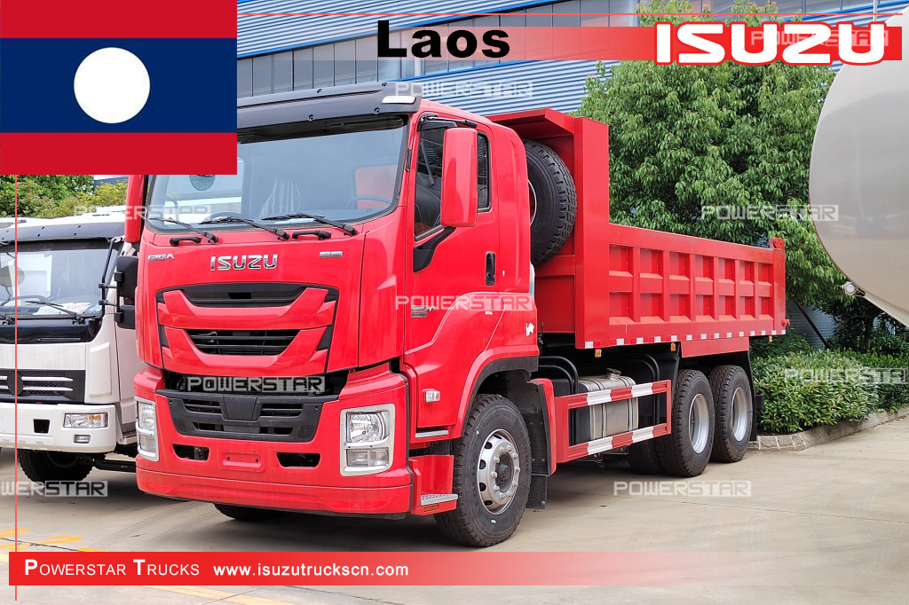 
     Laos – ISUZU GIGA Schwerlast-Kipper
    