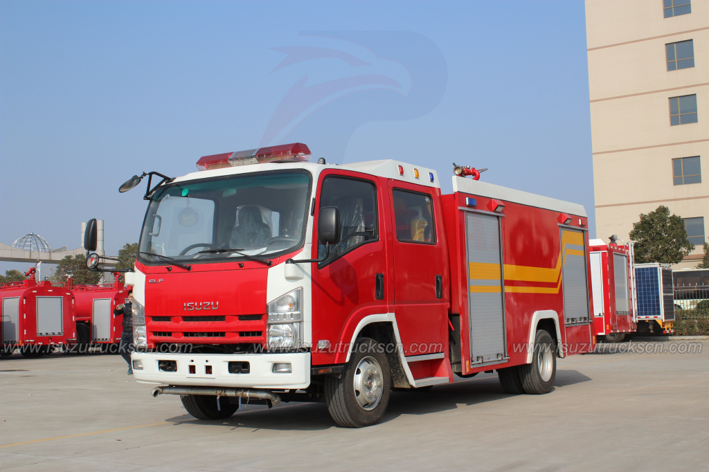 
     ISUZU NPR ELF Feuerlöschfahrzeug mit Wasser- und Schaumlöschanlage Isuzu Feuerlöschfahrzeug
    