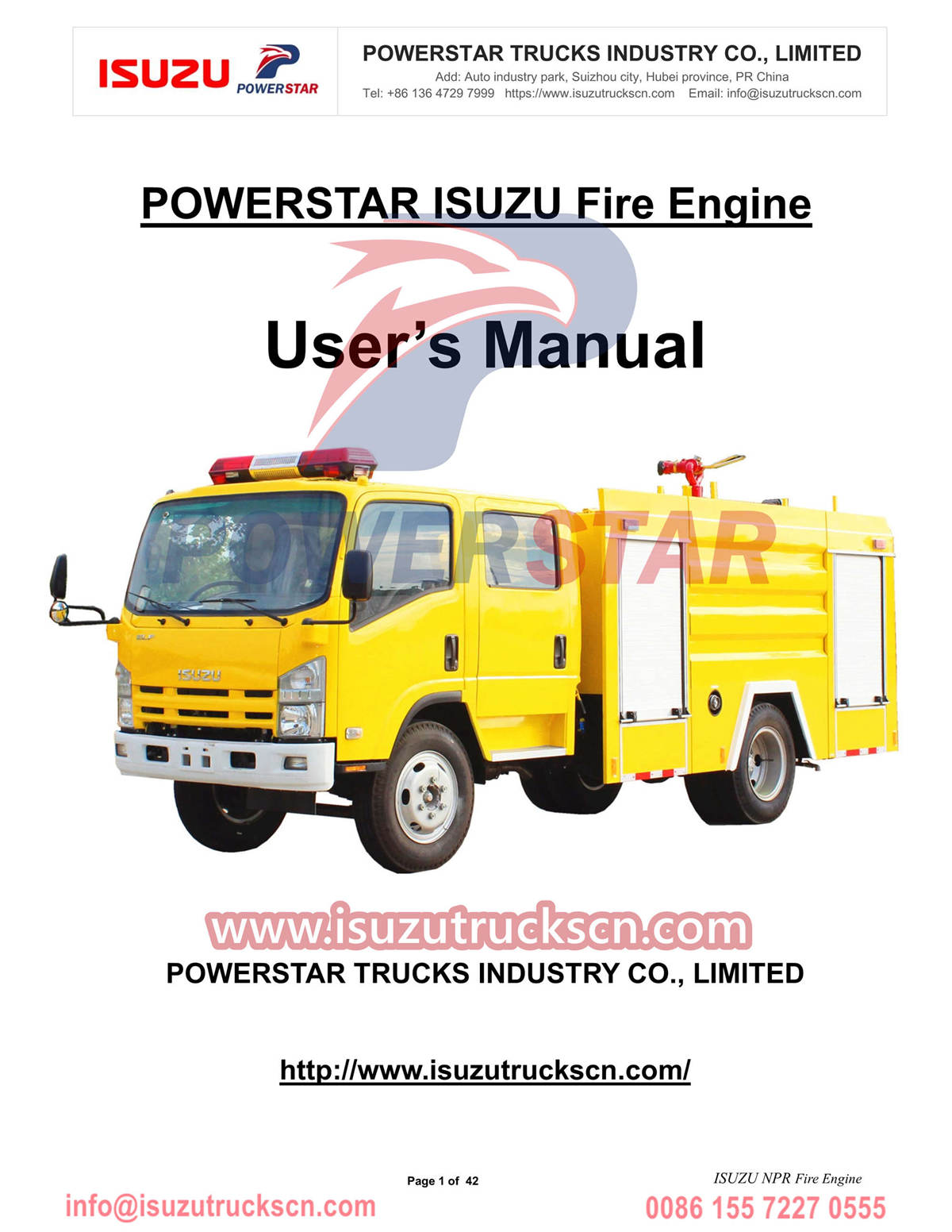 
     ISUZU Feuerwehrauto ELF 5000L Handbuch Export Dubai
    