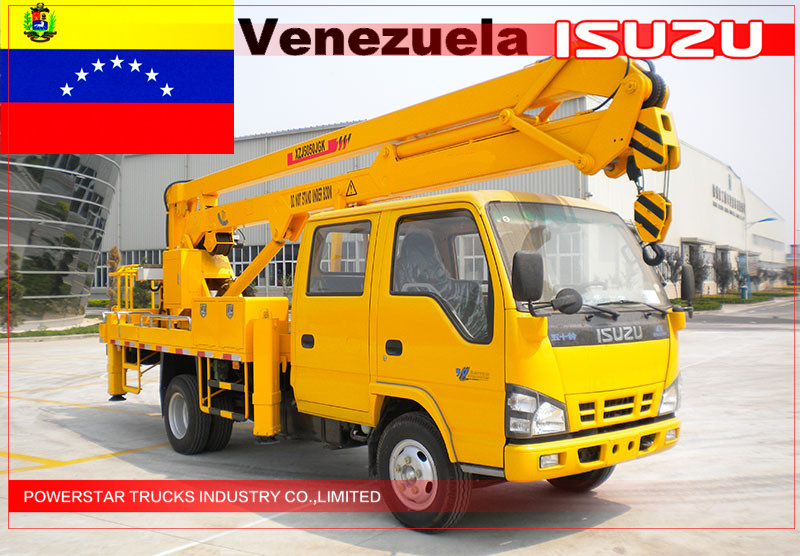 
     ISUZU 16m Hubarbeitsbühne für Venezuela
    