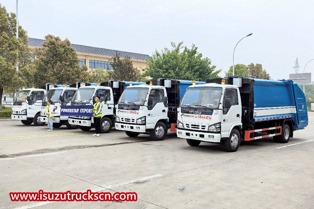 
     5 Einheiten Isuzu NKR 8cbm Müllverdichter LKW Export Philippinen
    