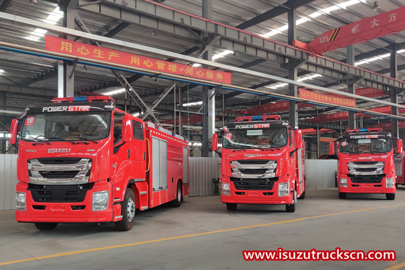 
     Isuzu Schaum-Feuerwehrauto, Isuzu 380 PS ISUZU Giga 8000L Feuerwehrauto
    