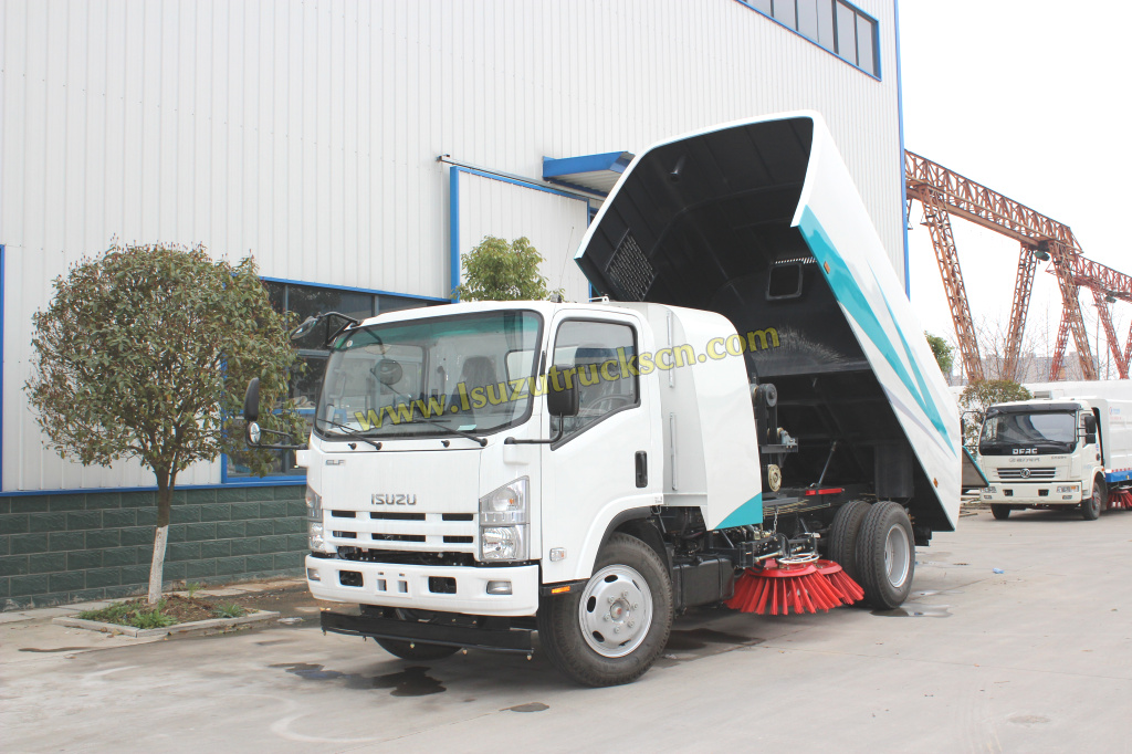 
     Neues Design Myanmar Yangon Vakuum Straße Staub Saugen Straße Kehrmaschine LKW
    